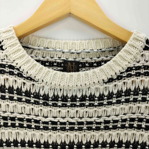 バトナー BATONER LOW GAUGE MIX YARN CREW NECK レディース JPN:1
