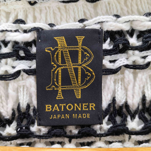バトナー BATONER LOW GAUGE MIX YARN CREW NECK レディース JPN:1