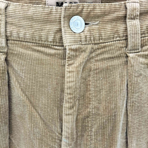 マカフィー MACPHEE コットンストレッチコーデュロイ タックワイドパンツ レディース FR:32