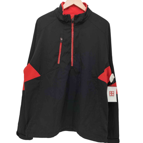 zero RESTRICTION ハーフジップ プルオーバー ポリエステル シェルジャケット メンズ import:L
