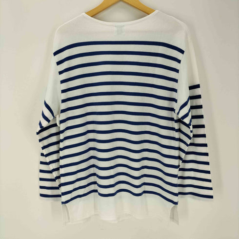 ロクビューティーアンドユースユナイテッドアローズ 6 BEAUTY & YOUTH UNITED ARROWS RASCHEL BORDER PULLOVER 2カットソー レディース