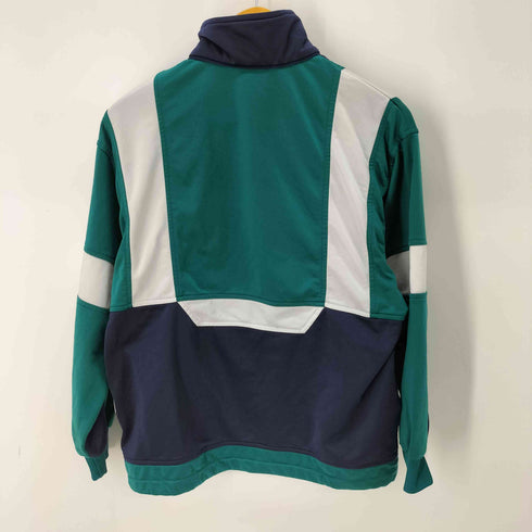 アディダスオリジナルス adidas Originals 80-90s 銀タグ マルチカラーハイネックハーフジップスウェットプルオーバー メンズ JPN:S