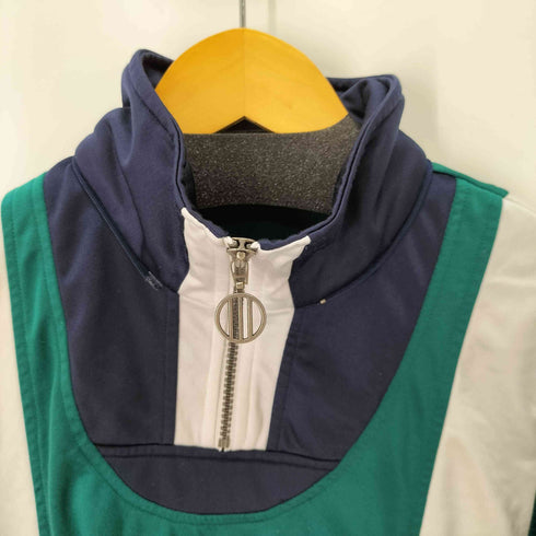 アディダスオリジナルス adidas Originals 80-90s 銀タグ マルチカラーハイネックハーフジップスウェットプルオーバー メンズ JPN:S