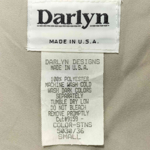 Darlyn 80-90s USA製 ハーフジップ ポリエステル プルオーバー メンズ import:S