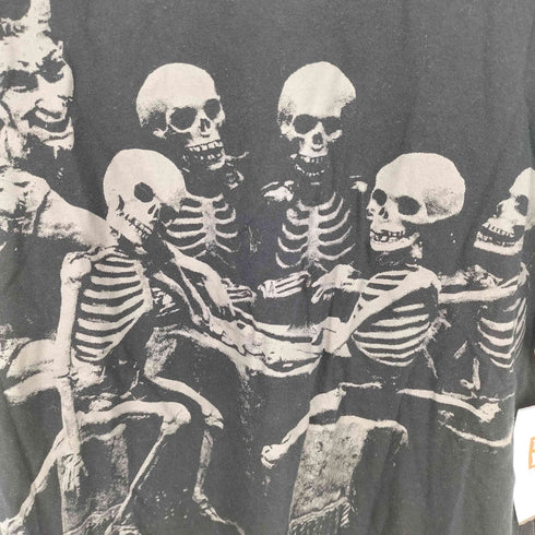 CUL-T Y2K 6 ボーン スカル バンドTシャツ メンズ import:M