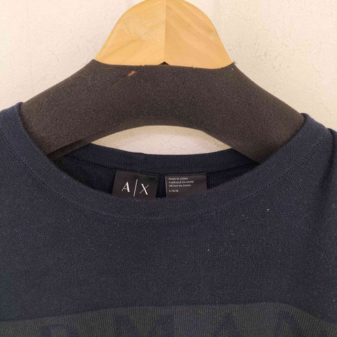 アルマーニエクスチェンジ ARMANI EXCHANGE コットン クルーネックニット メンズ import:L