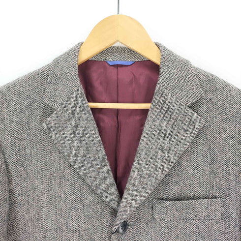 コムサ COMME CA collection ヘリンボーンウールテーラードジャケット メンズ JPN:3