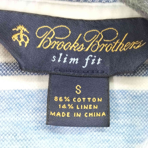 ブルックスブラザーズ BROOKS BROTHERS ワンポイントロゴ刺繍 S/S ポロシャツ メンズ JPN:S