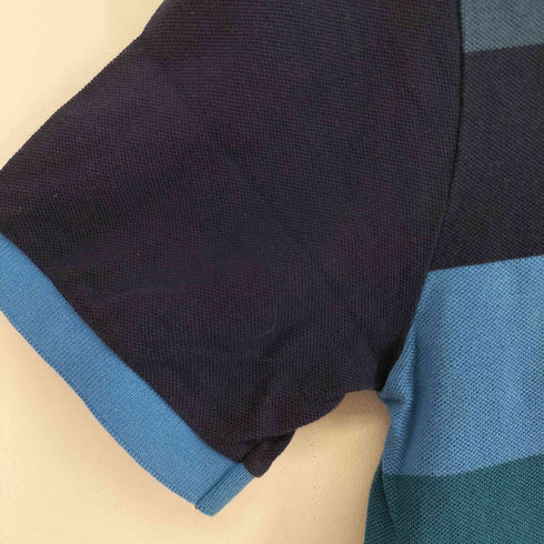 ラコステ LACOSTE ワンポイントロゴ ボーダー S/S ポロシャツ メンズ JPN:3
