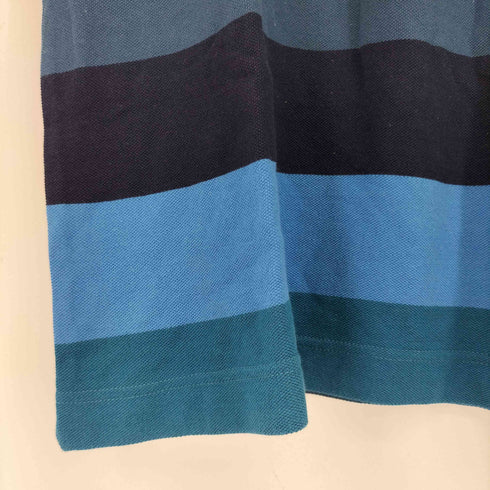 ラコステ LACOSTE ワンポイントロゴ ボーダー S/S ポロシャツ メンズ JPN:3