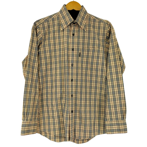 バーバリーブラックレーベル BURBERRY BLACK LABEL ノバチェック L/S シャツ メンズ JPN:1