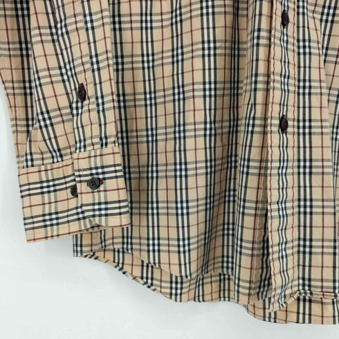 バーバリーブラックレーベル BURBERRY BLACK LABEL ノバチェック L/S シャツ メンズ JPN:1