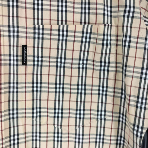 バーバリーブラックレーベル BURBERRY BLACK LABEL ノバチェック L/S シャツ メンズ JPN:1