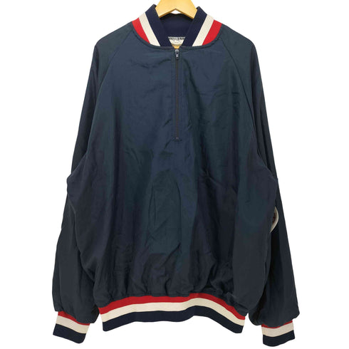 HONIGS ハーフジップ トリコロール ラグラン ナイロンブルゾン メンズ import:XL