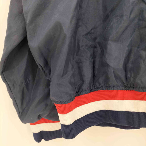 HONIGS ハーフジップ トリコロール ラグラン ナイロンブルゾン メンズ import:XL