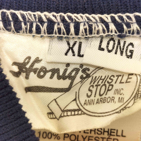 HONIGS ハーフジップ トリコロール ラグラン ナイロンブルゾン メンズ import:XL