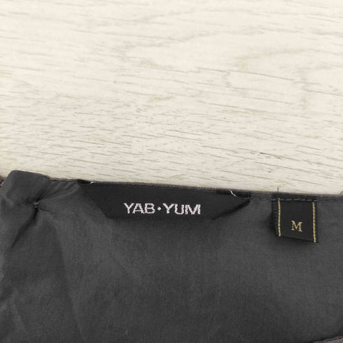 ヤブヤム YAB-YUM シルク100% ギャザーワンピース レディース