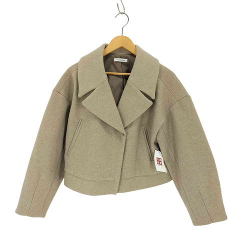 ナチュラルクチュール natural couture メルトンショート丈コート レディース FREE