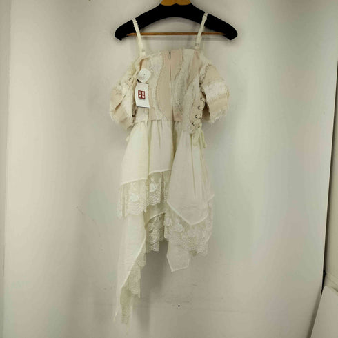 localmansion アシンメトリーレースデザイン S/S ワンピース レディース import:S