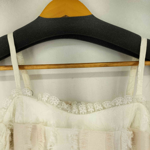 localmansion アシンメトリーレースデザイン S/S ワンピース レディース import:S