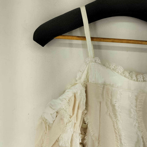 localmansion アシンメトリーレースデザイン S/S ワンピース レディース import:S