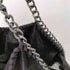 フェイクレザーハンドバッグ ホイップステッチ カーブチェーン ファラベラ Falabella レディース