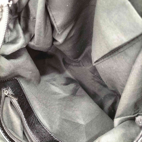 フェイクレザーハンドバッグ ホイップステッチ カーブチェーン ファラベラ Falabella レディース