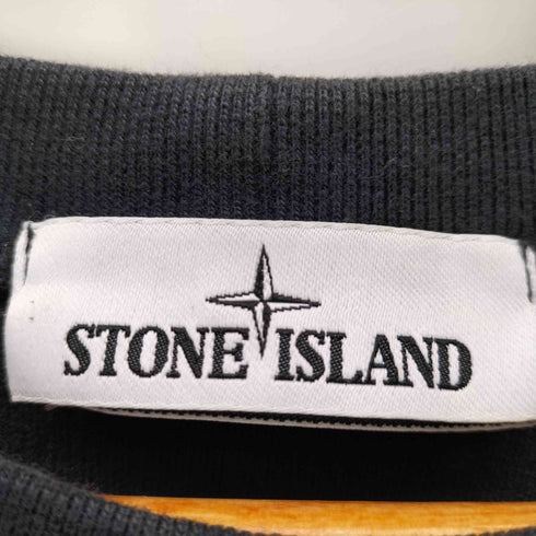 ストーンアイランド STONE ISLAND 21AW ロゴワッペン コットン クルーネック L/S スウェット トレーナー メンズ JPN:M