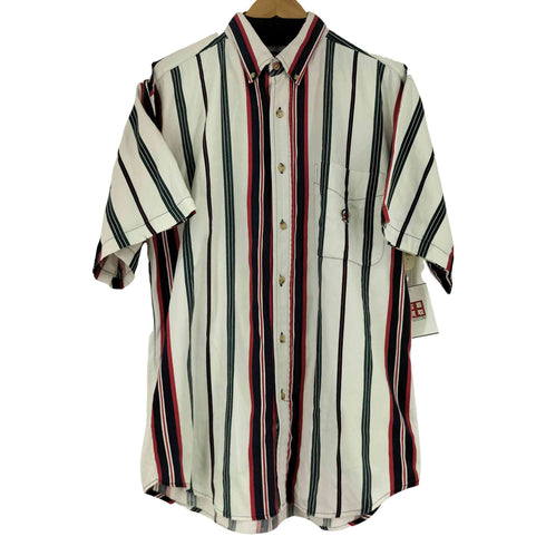 COLISEUM 90S S/S ストライプシャツ メンズ import:L