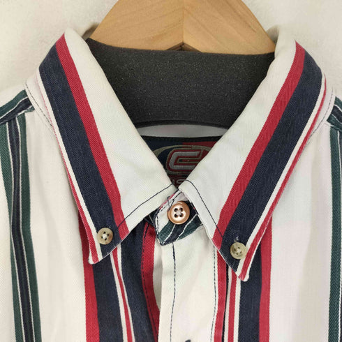 COLISEUM 90S S/S ストライプシャツ メンズ import:L
