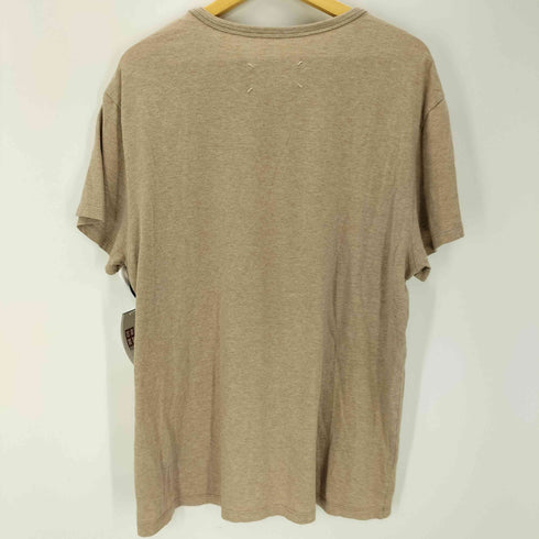 メゾンマルジェラ Maison Margiela コットンジャージーメランジクルーネックS/Sロゴカットソー メンズ JPN:52