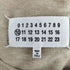 メゾンマルジェラ Maison Margiela コットンジャージーメランジクルーネックS/Sロゴカットソー メンズ JPN:52