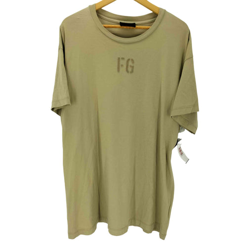 フィアオブゴッド FEAR OF GOD FG Textured Velvet Logo T-Shirt メンズ JPN:XL