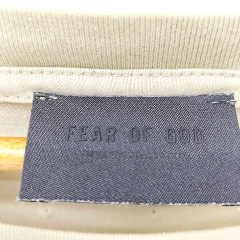 フィアオブゴッド FEAR OF GOD FG Textured Velvet Logo T-Shirt メンズ JPN:XL