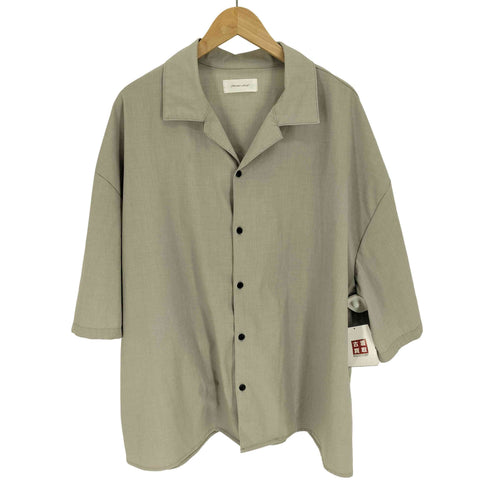 リメール remer loose vintage open collar shirt ルーズ ヴィンテージ オープンカラー シャツ メンズ JPN:M