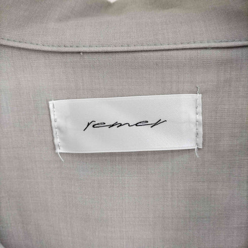 リメール remer loose vintage open collar shirt ルーズ ヴィンテージ オープンカラー シャツ メンズ JPN:M