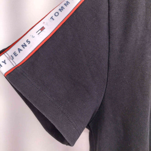 トミージーンズ tommy jeans ロゴライン 半袖ワンピース レディース JPN:M