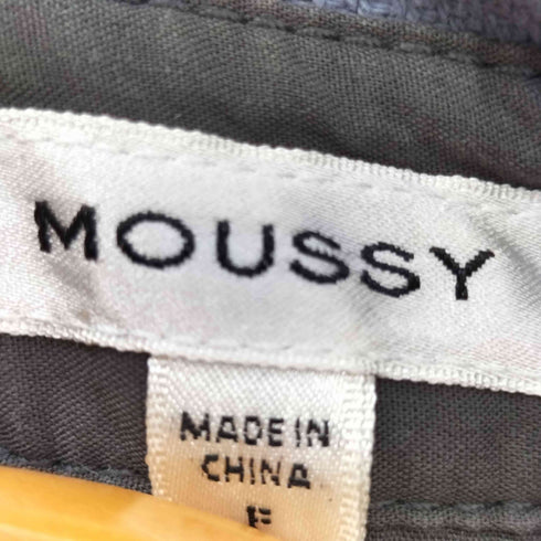 マウジー moussy PLAID PUFF SLEEVE OVER シャツ レディース FREE