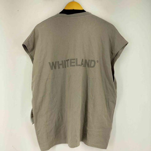ホワイトランド WHITELAND LOGO NS/ロゴ ノースリーブ メンズ JPN:M