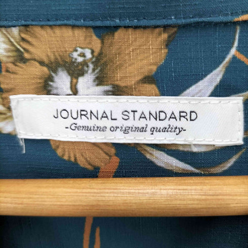 ジャーナルスタンダード JOURNAL STANDARD SPLASH P/SLUB オープンカラー総柄シャツ メンズ M