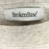 BrokenBase ロゴプリント クルーネックS/S Tシャツ レディース import:L