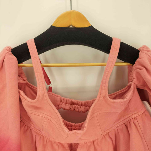 メゾンスペシャル MAISON SPECIAL Gradation Sweat Puff Sleeve Peplum Top レディース FREE