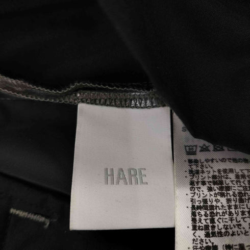 ハレ HARE メタルジップワイドカーゴパンツ レディース FREE