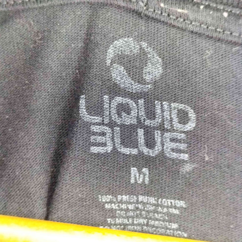 リキッドブルー LIQUID BLUE S/S バンドTシャツ メンズ import:M