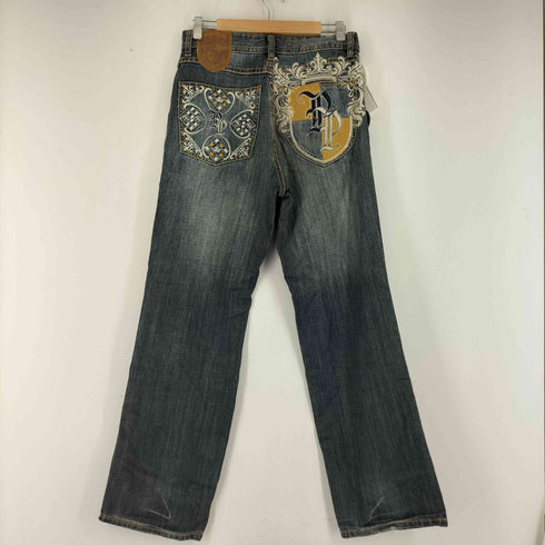 ペレペレ pelle pelle バック刺繍デザイン デニムパンツ メンズ 30/32