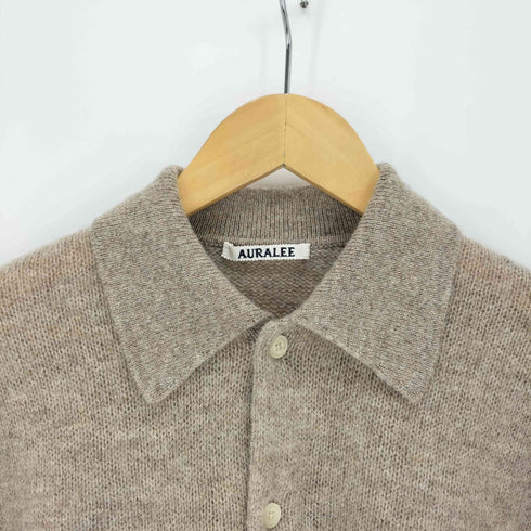 オーラリー AURALEE SHETLAND WOOL CASHMERE KNIT CARDIGAN メンズ JPN:3