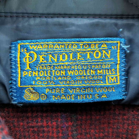 ペンドルトン PENDLETON L/S チェック柄ウールBDシャツ メンズ JPN:M