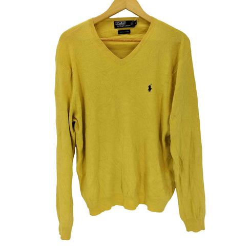 ポロバイラルフローレン Polo by RALPH LAUREN スモールポニーししゅうVネックニット メンズ JPN:L