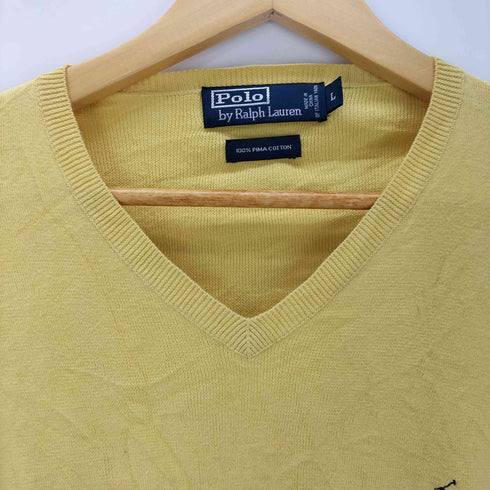 ポロバイラルフローレン Polo by RALPH LAUREN スモールポニーししゅうVネックニット メンズ JPN:L