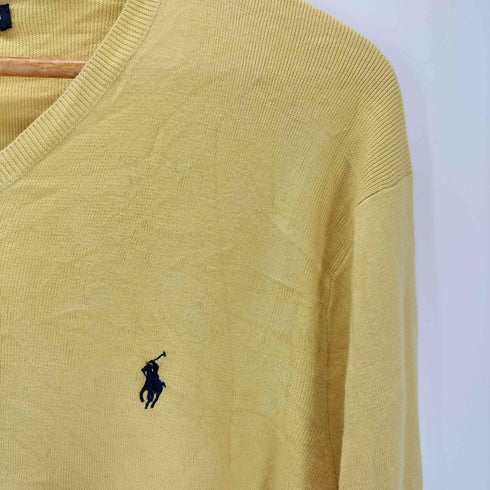 ポロバイラルフローレン Polo by RALPH LAUREN スモールポニーししゅうVネックニット メンズ JPN:L